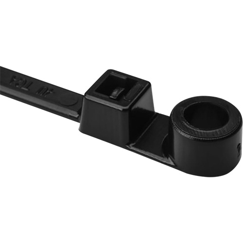 1-Piece Screw Mount Cable Ties, 12-2/5" Long, 50 lbs. Tensile Strength, Black PB Rental Co. Ltd.