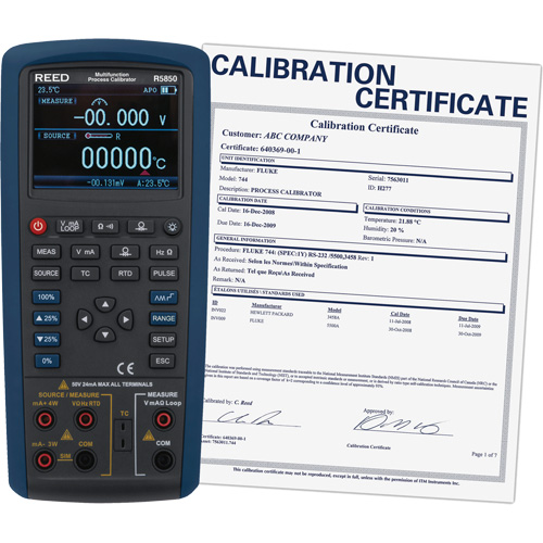 Multifunction Process Calibrator with ISO Certification, Without Data Logging, Portable, 5 Processes PB Rental Co. Ltd.