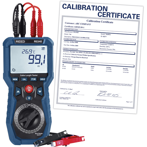 Cable Length Tester with Calibration Certificate PB Rental Co. Ltd.