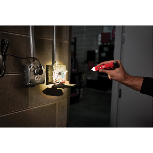 D&eacute;tecteur de tension sans contact avec DEL, 50 V - 1000 V, Alerte Affichage & son PB Rental Co. Ltd.