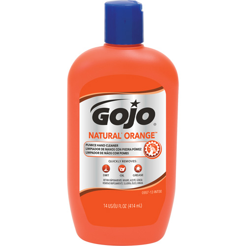 Nettoyant &agrave; mains Natural Orange, Pierre ponce, 414 ml, Bouteille, Agrumes/Orange PB Rental Co. Ltd.