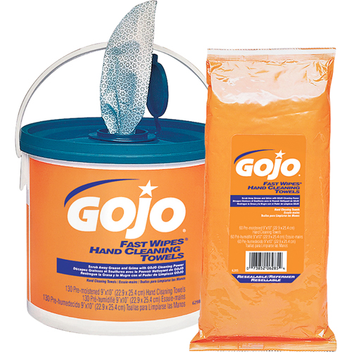 Serviettes nettoyantes Fast Wipes, 130 lingettes, 10" x 9" PB Rental Co. Ltd.