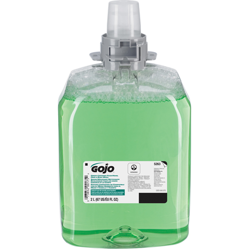 Savon pour les mains, les cheveux et le corps certifi&eacute; vert FMX-12, Mousse, 1250 ml, Parfum&eacute; PB Rental Co. Ltd.