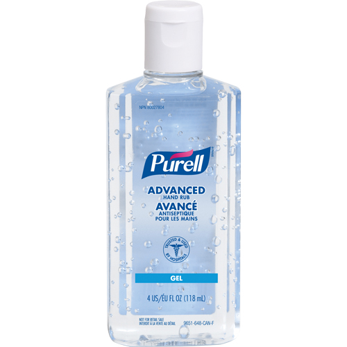 D&eacute;sinfectant pour les mains avanc&eacute;, 118 ml, Bouteille pressable, 70 % alcool PB Rental Co. Ltd.