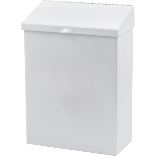 R&eacute;cipient en m&eacute;tal pour les produits menstruels Health Gards PB Rental Co. Ltd.