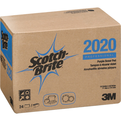 Scotch-Brite Purple Scour Pad, 4-1/2" L x 2-4/5" W PB Rental Co. Ltd.