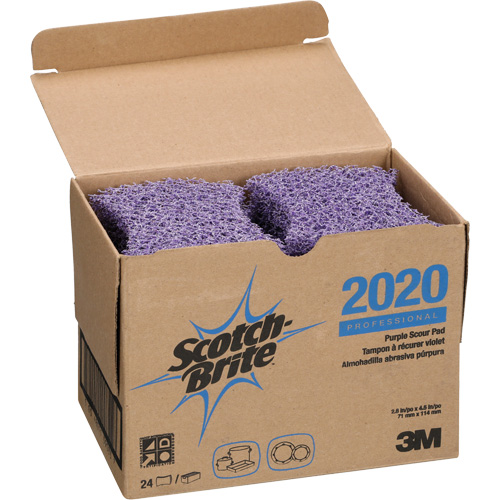 Scotch-Brite Purple Scour Pad, 4-1/2" L x 2-4/5" W PB Rental Co. Ltd.