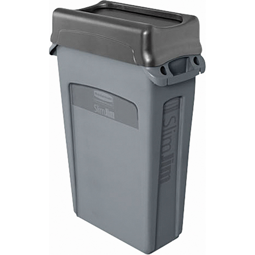 Contenants Slim Jim a/canaux de ventilation, Plastique, 23 gal. US PB Rental Co. Ltd.
