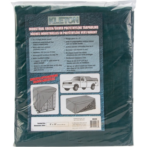 Tarp, Heavy-Duty, Green, 10' x 8' x 9 mils PB Rental Co. Ltd.