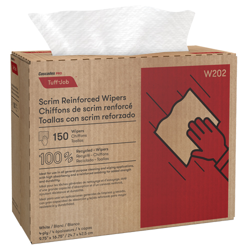 Chiffons renforc&eacute;s de canevas Pro Tuff-Job, Tout usage, 16-3/4" lo x 9-3/4" la PB Rental Co. Ltd.