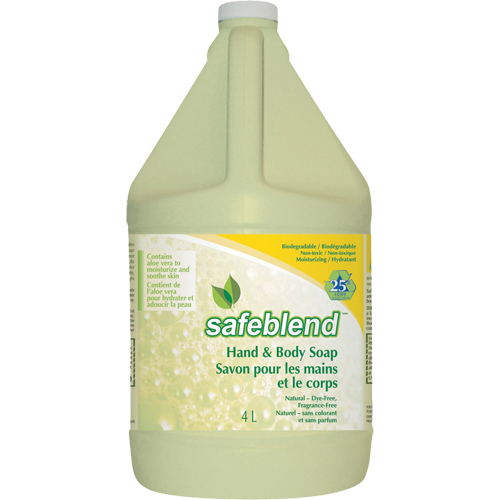 Savon pour les mains et le corps, Liquide, 4 L, Sans parfum PB Rental Co. Ltd.