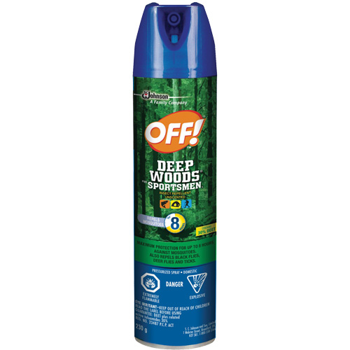 Insectifuge pour sportifs Off! R&eacute;gions sauvages, DEET &agrave; 30 %, A&eacute;rosol, 230 g PB Rental Co. Ltd.
