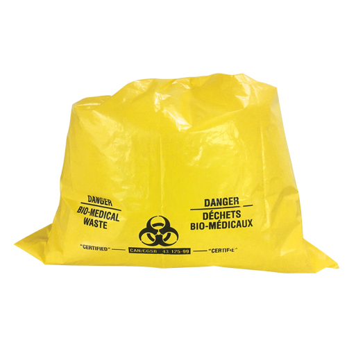 Sure-Guard Bio-Medical Waste Liners, Bio-Hazard, 29" L x 21-1/2" W, 2 mil PB Rental Co. Ltd.