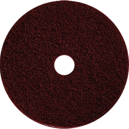 Floor Maintenance Pads, 17", Stripping, Brown PB Rental Co. Ltd.