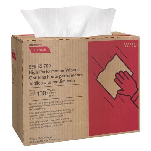 Pro Tuff-Job Wipers, Heavy-Duty, 9-3/4" L x 16-1/4" W PB Rental Co. Ltd.