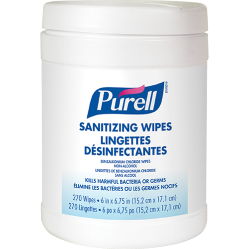 Lingettes antiseptiques pour les mains, Contenant PB Rental Co. Ltd.
