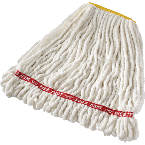 Vadrouille humide Web Foot sans r&eacute;tr&eacute;sissement, Antimicrobien, Fil, 29 oz., Style Boucle PB Rental Co. Ltd.