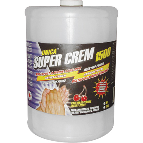 Super 1500 Waterless Hand Cleaner, Pumice, 4 L, Jug, Cherry PB Rental Co. Ltd.