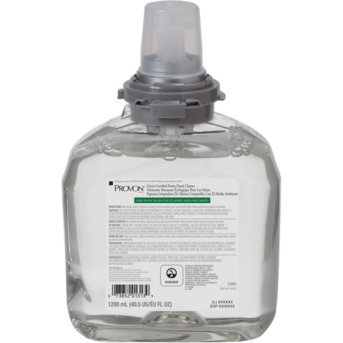 Green Certified Hand Soap for PROVON&reg; TFX Dispenser, Foam, 1200 ml, Scented PB Rental Co. Ltd.