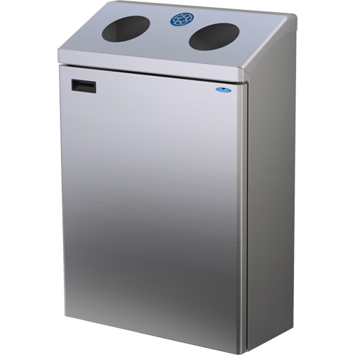 Station de recyclage murale, Vrac, Acier inoxydable, 29 gal. PB Rental Co. Ltd.
