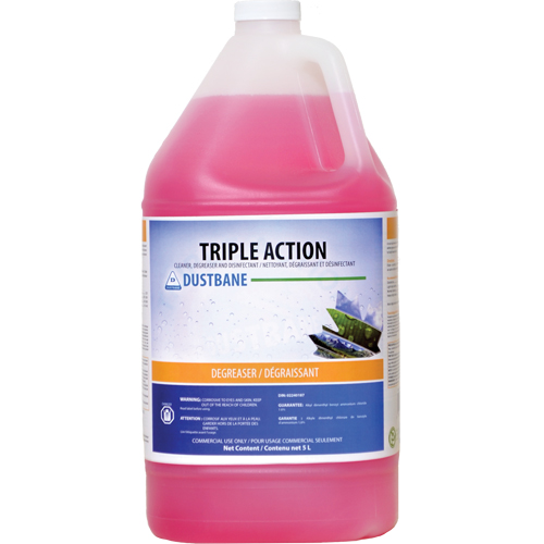 Triple Action - Cleaner, Degreaser, and Disinfectant, 5 L, Jug PB Rental Co. Ltd.