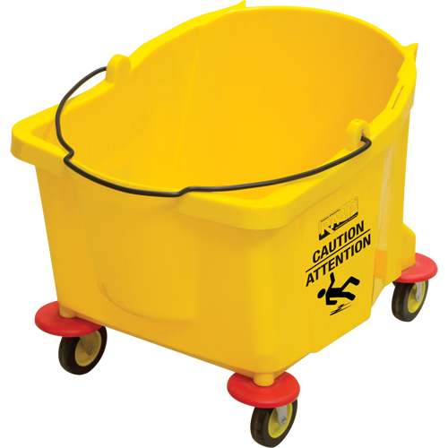 Seau pour vadrouille, Capacit&eacute; de 9.5 gal. US (38 pintes), Jaune PB Rental Co. Ltd.