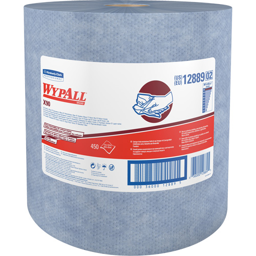 Essuie-tout X90 jumbo en rouleau, Robuste, 12-1/5" lo x 12-2/5" la PB Rental Co. Ltd.