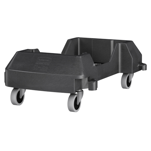 Chariot Slim Jim, Polypropyl&egrave;ne, Noir, Convient aux contenants 11" x 20" PB Rental Co. Ltd.