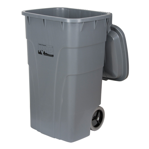 Bac d'ordures roulant, Poly&eacute;thyl&egrave;ne, 65 gal. US PB Rental Co. Ltd.