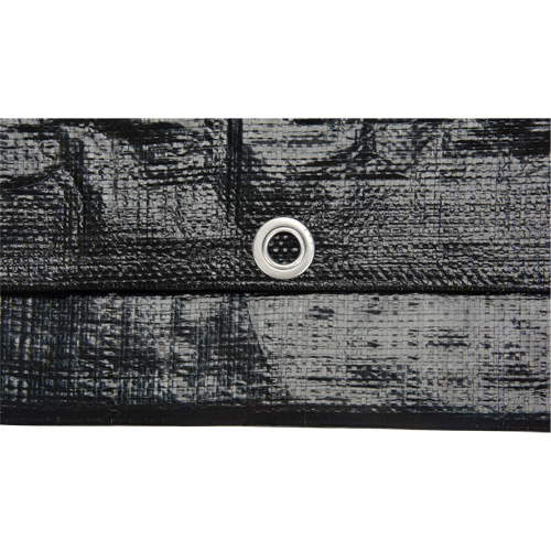 Tarp, Light Industrial Duty, Black, 6' x 8' x 8 mils PB Rental Co. Ltd.
