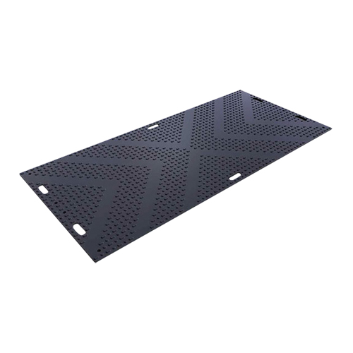 LibertyMat&reg; Medium-Duty Ground Protection, 4' x 8', High Density Polyethylene, Textured, Black PB Rental Co. Ltd.