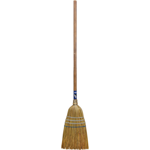 Industrial Corn Broom, 3-String, Wood Handle PB Rental Co. Ltd.