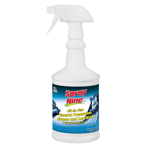 Nettoyant g&eacute;n&eacute;ral Spray Nine pour impression, 946 ml, Bouteille &agrave; g&acirc;chette PB Rental Co. Ltd.