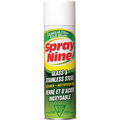 Nettoyant pour verre et acier inoxydable, 600 g, Canette a&eacute;rosol PB Rental Co. Ltd.