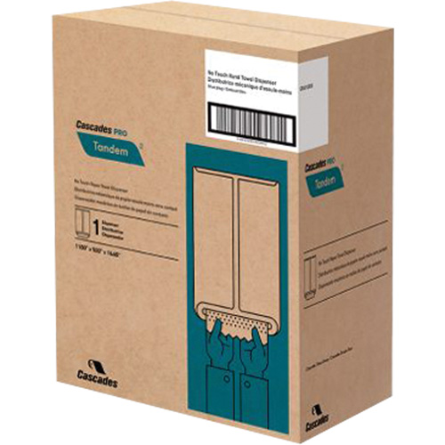Distributeur d'essuie-mains Pro Tandem, Sans contact, 11,5" la x 9" p x 16,6" h PB Rental Co. Ltd.