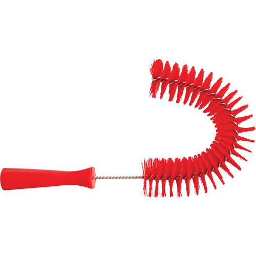 Brosse recourb&eacute;e, Soies Moyen/Ferme, Longueur de 15-1/2", Rouge PB Rental Co. Ltd.