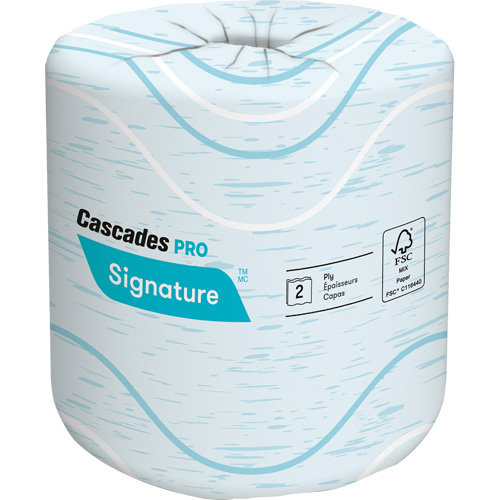 Papier hygi&eacute;nique Pro Signature, 2 Pli, 400 Feuilles/Rouleu, Longueur 133', Blanc PB Rental Co. Ltd.
