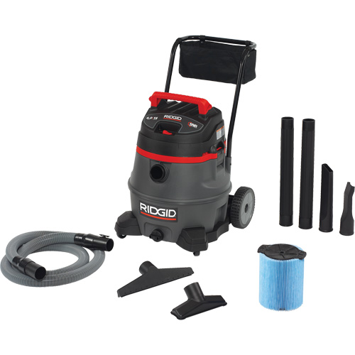 Aspirateur industriel avec chariot NXT, Secs-humides, 6 CV, 14 gal. US (53 litres) PB Rental Co. Ltd.