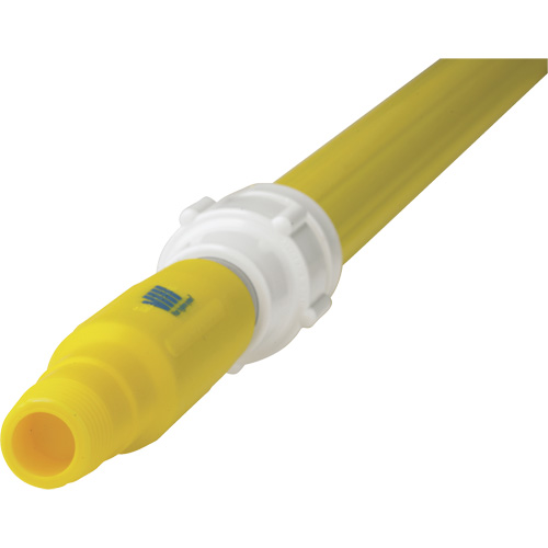 Manche de brosse pour plateforme, Brosse/Support &agrave; tampon, Jaune, T&eacute;lescopique, 62"-113" lo PB Rental Co. Ltd.