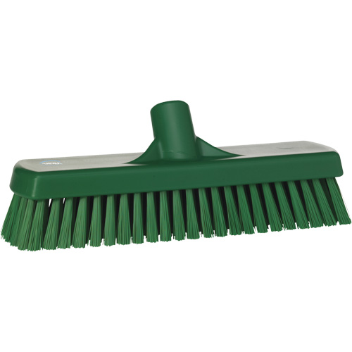 Deck & Wall Scrub Brush, Stiff Bristles, 12", Polyester, Green PB Rental Co. Ltd.