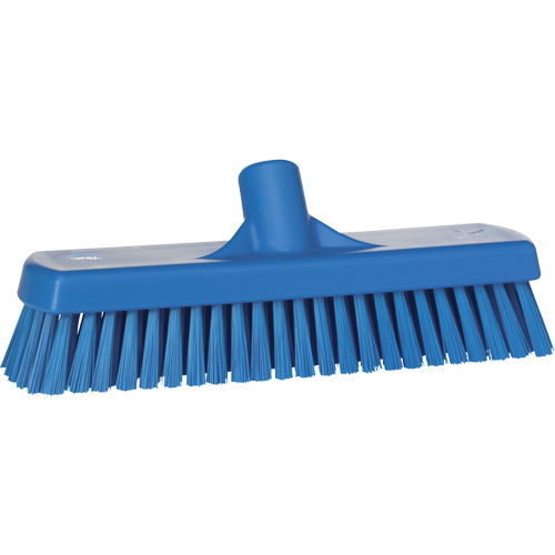 Brosse &agrave; r&eacute;curer pour planchers et murs, Crins Ferme, 12", Polyester, Bleu PB Rental Co. Ltd.