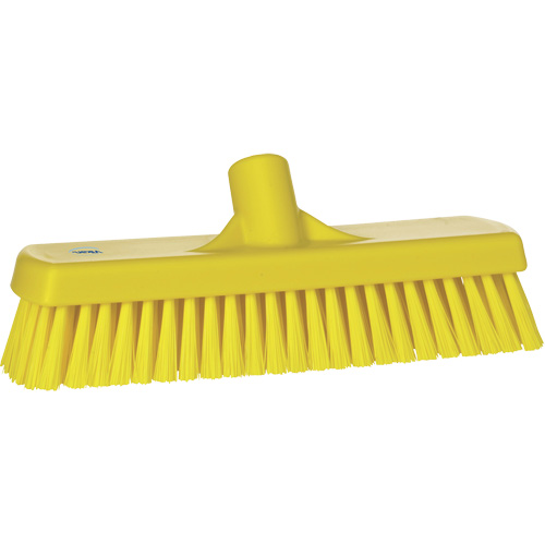 Brosse &agrave; r&eacute;curer pour planchers et murs, Crins Ferme, 12", Polyester, Jaune PB Rental Co. Ltd.