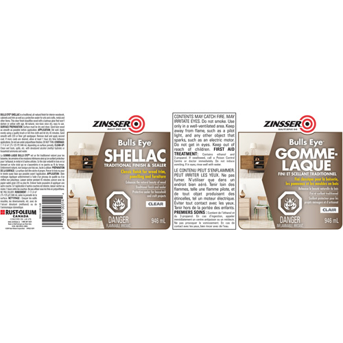 Zinsser&reg; Bulls Eye&reg; Shellac Sealer PB Rental Co. Ltd.