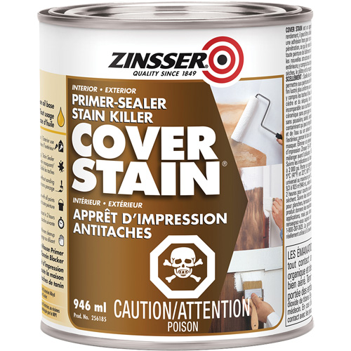 Cover Stain&reg; Oil-Base Primer Sealer, 946 ml, Can, White PB Rental Co. Ltd.