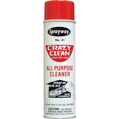 Nettoyant tout usage Crazy Clean, 20 oz, Canette a&eacute;rosol PB Rental Co. Ltd.
