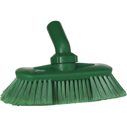 Angle-Adjustable Water-Fed Washing Brush, Soft Bristles, 9-1/4" Long, Green PB Rental Co. Ltd.