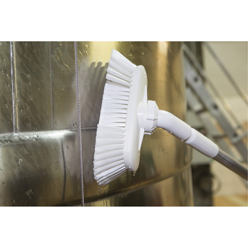 Angle-Adjustable Water-Fed Washing Brush, Soft Bristles, 9-1/4" Long, Green PB Rental Co. Ltd.