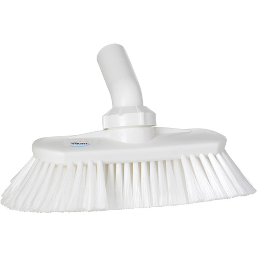 Angle-Adjustable Water-Fed Washing Brush, Soft Bristles, 9-1/4" Long, White PB Rental Co. Ltd.