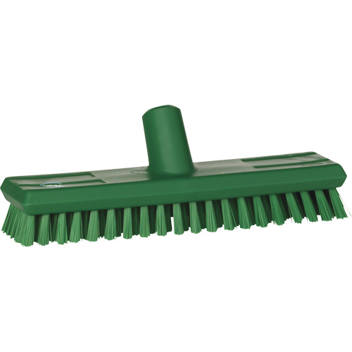 Water-Fed Deck Scrub Brush, X-Coarse Bristles, 10-3/4", Polyester, Green PB Rental Co. Ltd.