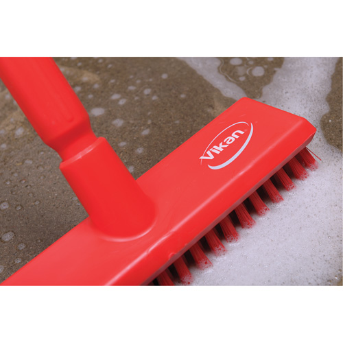 Water-Fed Deck Scrub Brush, X-Coarse Bristles, 10-3/4", Polyester, Green PB Rental Co. Ltd.